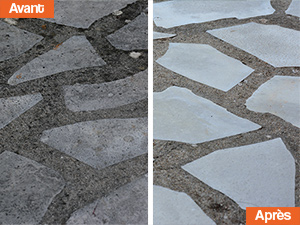 Effet avant / après - NET TERRASSE