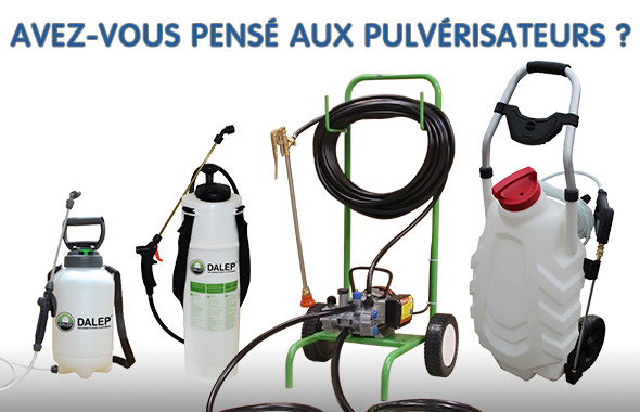 Avez-vous pensé aux pulverisateurs ?